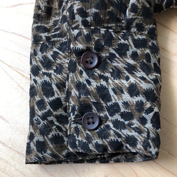 Bedo chiffon leopard blouse - Picture 5 of 7